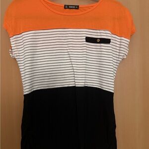 SHEIN Vibrant Orange Top